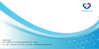 Abstract waves medical stationery — front side, editable design template for print-on-demand