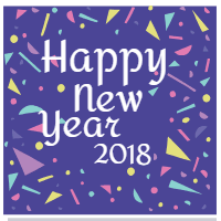 Set of colourful square new year greeting cards 3 — front side, editable new year card design template for print-on-demand
